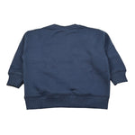 Saint Barth Felpa Xhiusa Girocollo tinta unita con Ricami Blu per Bambina 01457I BLU SAINT BARTH 