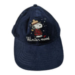Saint Barth Cappello Modello Berretto tinta unita con Stampa Blu per Bambino BASEBALL BLU SAINT BARTH 