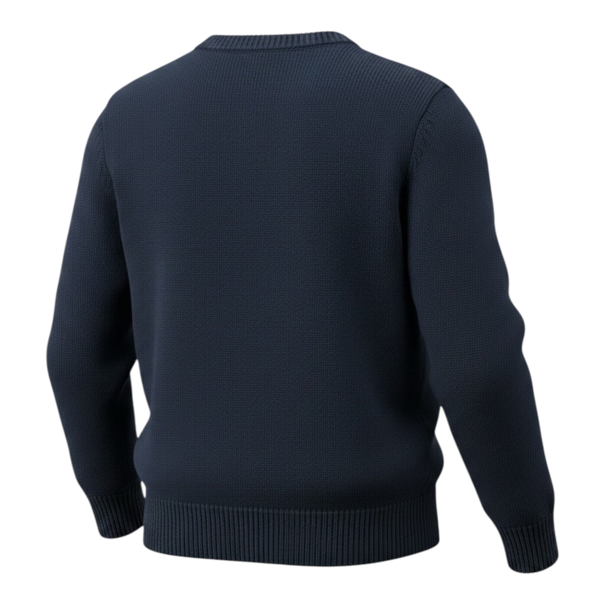 Saint Barth Maglia Girocollo tinta unita con Stampa Blu per Bambino BASHFUL BLU SAINT BARTH 