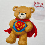 Saint Barth T-Shirt tinta unita con Stampa Bianco per Bambina BEARSUPHE BIANCO SAINT BARTH 