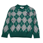Saint Barth Maglia Bicolore con Stampa Rombo Grigio per Bambino BELMONT GRIGIO SAINT BARTH 