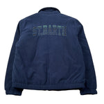 Saint Barth Giubbino tinta unita con Zip Blu per Bambino BIRDIEJR BLU SAINT BARTH 