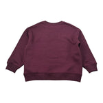 Saint Barth Felpa Girocollo tinta unita con Brillantini Bordeaux per Bambina BRIONYSB44 BORDEAUX SAINT BARTH 