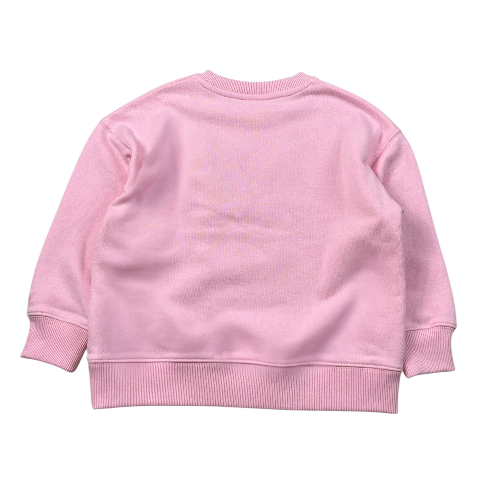 Saint Barth Felpa Chiusa Girocollo tinta unita con Stampa Rosa per Bambina BRIONYY ROSA SAINT BARTH 