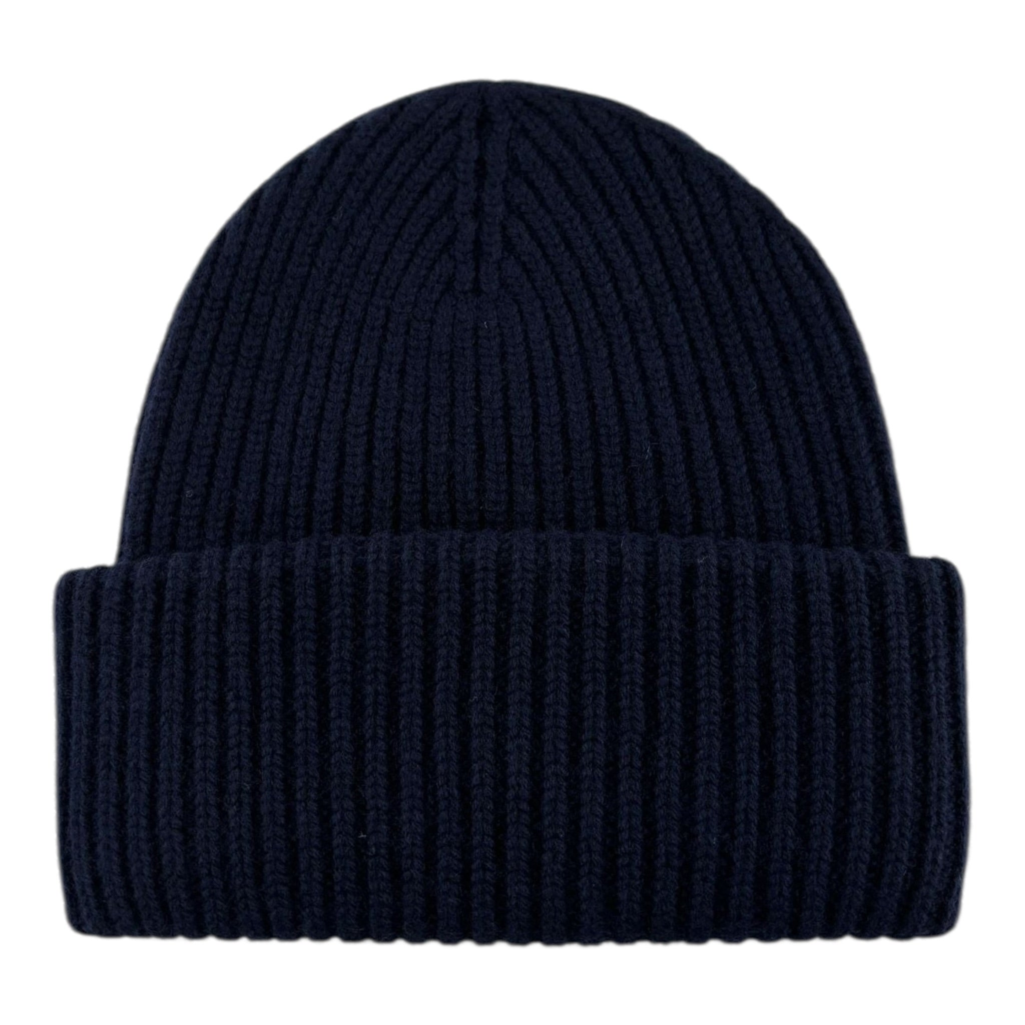 Saint Barth Cappello tinta unita con Ricamo Blu per Neonato BRR0001ON BLU SAINT BARTH 