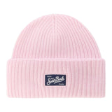 Saint Barth Cappello tinta unita con Ricamo Rosa per Bambina BRR0001 ROSA SAINT BARTH 