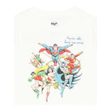 Saint Barth T-Shirt Girocollo tinta unita con Stampa Bianco per Bambino CAM000100865I BIANCO SAINT BARTH 