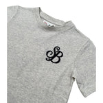 Saint Barth T-Shirt Girocollo tinta unita con Stampa Grigio per Bambino CAMERON GRIGIO SAINT BARTH 