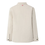 Saint Barth Giubbino Modello Camicia con Bottoni Beige per Bambino CHALET BEIGE SAINT BARTH 