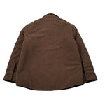 Saint Barth Giubbino Modello Camicia con Bottoni Marrone per Bambino CHALETX MARRONE SAINT BARTH 