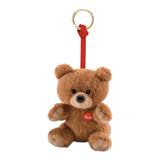 Saint Barth Portachiavi Forma Animale Marrone per Bambina CHARMFUR MARRONE SAINT BARTH 