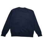 Saint Barth Maglia tinta unita con Stampa Blu per Bambino CORTINAMOTOR BLU SAINT BARTH 