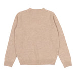 Saint Barth Maglia tinta unita con Stampa Beige per Bambino DOU000101610I BEIGE SAINT BARTH 