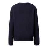 Saint Barth Maglia Girocollo tinta unita con Stampa Blu per Bambino DOU000101615L BLU SAINT BARTH 