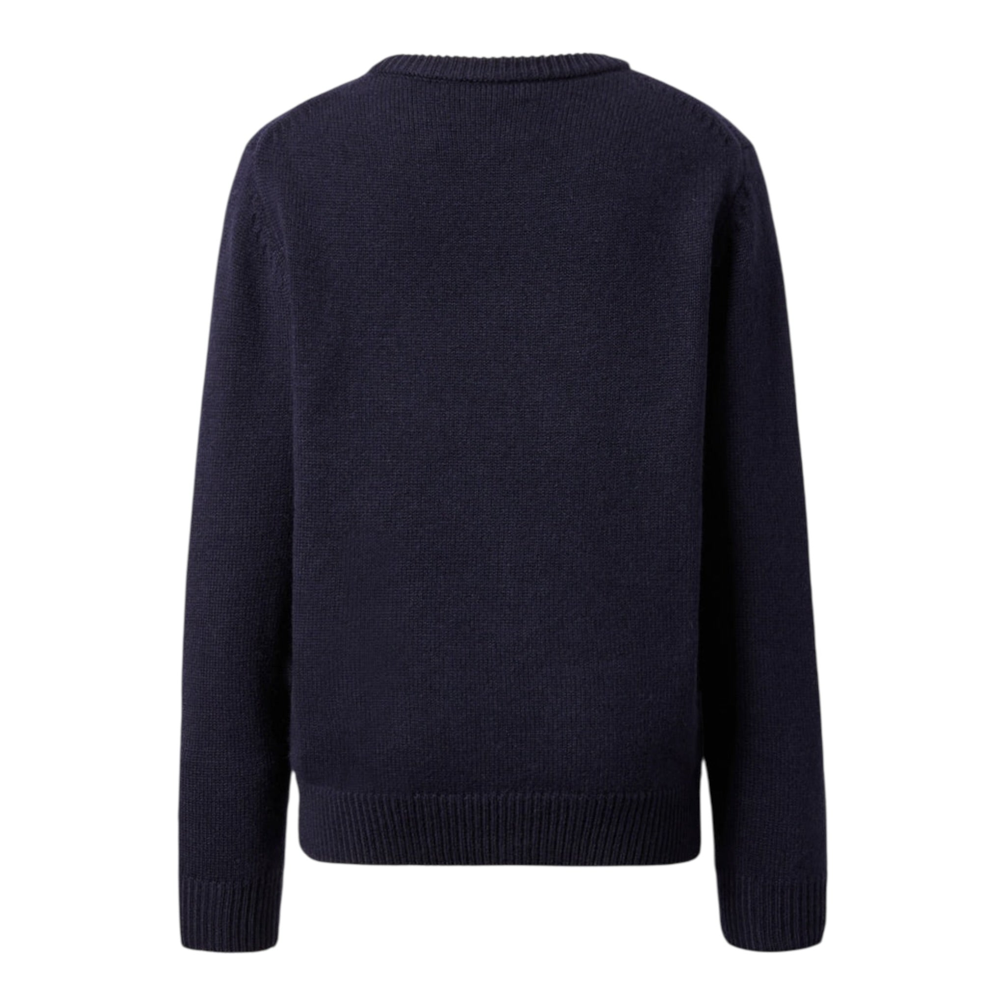 Saint Barth Maglia Girocollo tinta unita con Stampa Blu per Bambino DOU000101615L BLU SAINT BARTH 