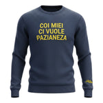 Saint Barth Maglia Girocollo tinta unita con Stampa Blu per Bambino DOU000101620I BLU SAINT BARTH 