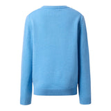 Saint Barth Maglia tinta unita con Stampa Azzurro per Bambino DOU000101635IX AZZURRO SAINT BARTH 