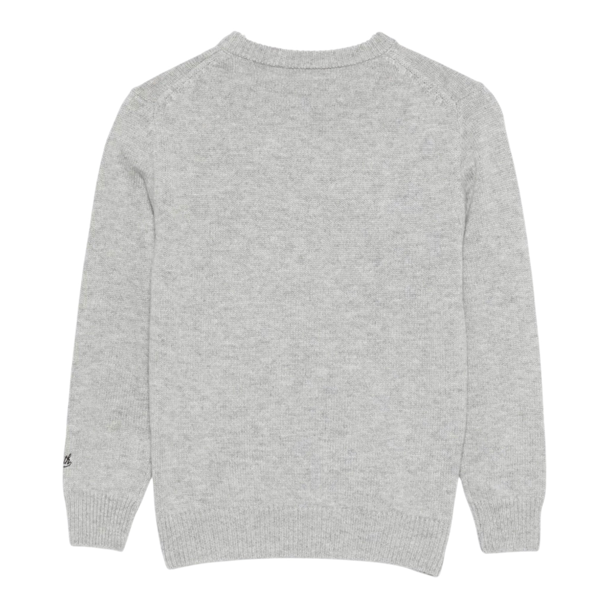 Saint Barth Maglia tinta unita con Stampa Grigio per Bambino DOU000101681LJ GRIGIO SAINT BARTH 