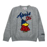 Saint Barth Maglia tinta unita con Stampa Grigio per Bambino DOU000102557I GRIGIO SAINT BARTH 