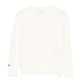 Saint Barth Maglia tinta unita con Stampa Panna per Bambina DOU0019 PANNA SAINT BARTH 