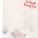Saint Barth Maglia tinta unita con Stampa Panna per Bambina DOU0019 PANNA SAINT BARTH 