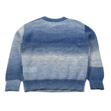 Saint Barth Maglia Girocollo con Stampa Blu per Bambina DUSK BLU SAINT BARTH 