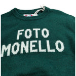 Saint Barth Maglia tinta unita con Stampa Verde per Bambino FOTOMONELLO VERDE SAINT BARTH 