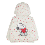 Saint Barth Giubbino tinta unita con Cappuccio Panna per Neonata GEN0001 PANNA SAINT BARTH 