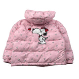 Saint Barth Giubbino tinta unita con Cappuccio Rosa per Bambina GENEVE ROSA SAINT BARTH 