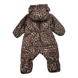 Saint Barth Eskimo tinta unita con Fantasia Maculata Marrone per Neonata GLACE MARRONE SAINT BARTH 