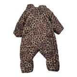 Saint Barth Eskimo tinta unita con Fantasia Maculata Marrone per Neonata GLACE MARRONE SAINT BARTH 