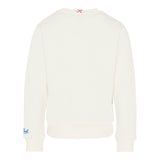 Saint Barth Felpa tinta unita con Stampa Bianco per Bambino HUT000400530I BIANCO SAINT BARTH 