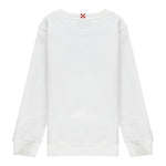 Saint Barth Felpa Chiusa Girocollo tinta unita con Logo Bianco per Neonato HUTTON BIANCO SAINT BARTH 