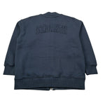 Saint Barth Felpa con Zip tinta unita Blu per Bambino JACKSON BLU SAINT BARTH 