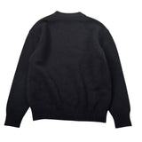 Saint Barth Maglia Girocollo tinta unita con Logo Nero per Bambina KYLASTBA NERO SAINT BARTH 