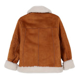 Saint Barth Giubbino tinta unita con Colletto Cammello per Bambina LOA003 CAMMELLO SAINT BARTH 