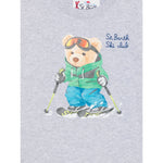 Saint Barth Shirt Girocollo tinta unita Grigio per Bambino LUT0005X GRIGIO SAINT BARTH 