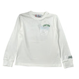 Saint Barth Shirt Girocollo tinta unita con Stampa Bianco per Bambino LUTON572 BIANCO SAINT BARTH 