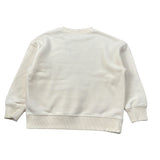 Saint Barth Felpa Girocollo tinta unita con Stampa Panna per Bambina MEETME PANNA SAINT BARTH 