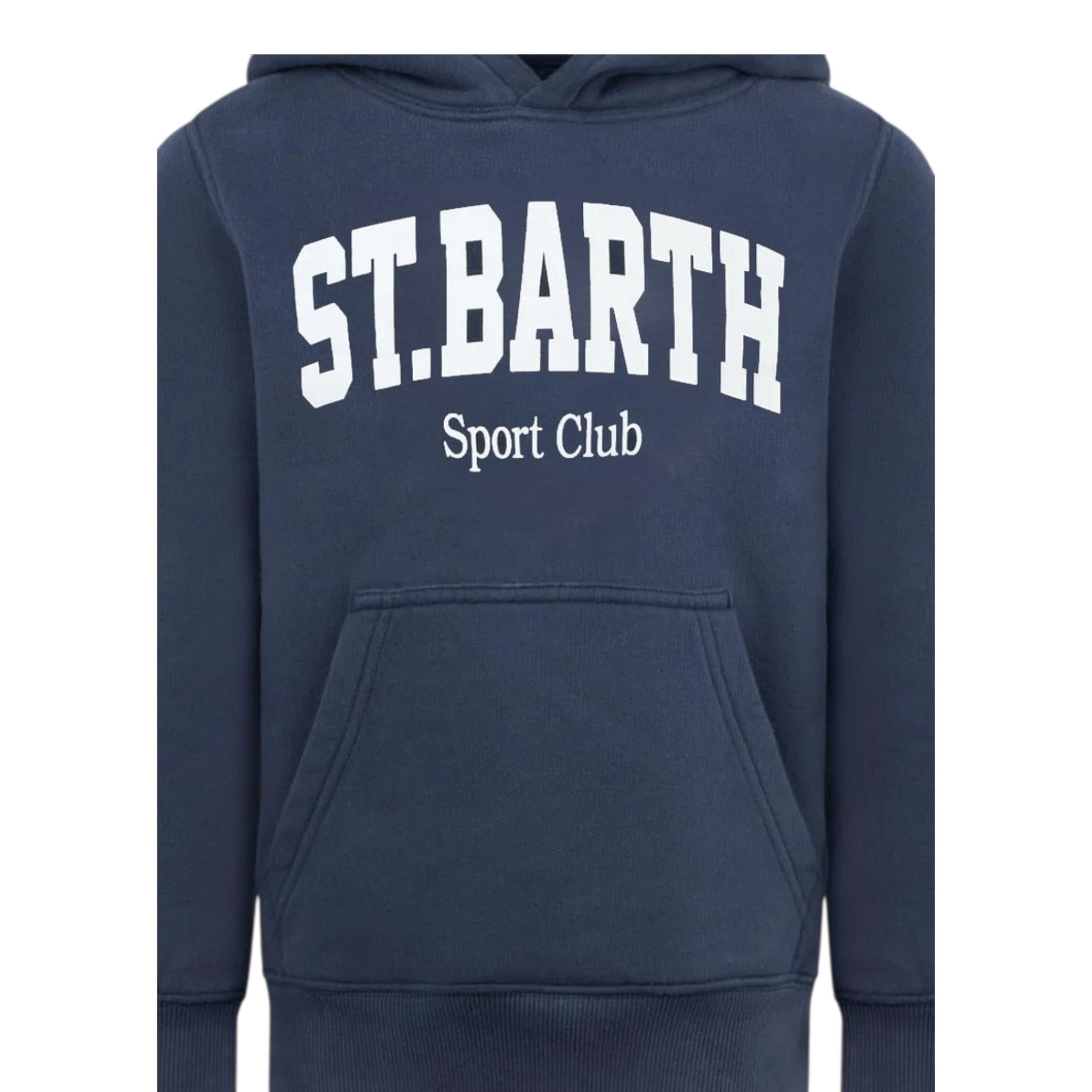 Saint Barth Felpa tinta unita con Stampa Blu per Bambino OLI000100860I BLU SAINT BARTH 