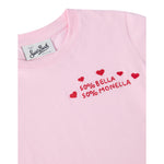 Saint Barth Shirt Girocollo tinta unita con Stampa Rosa per Neonata PENN00101278IN ROSA SAINT BARTH 