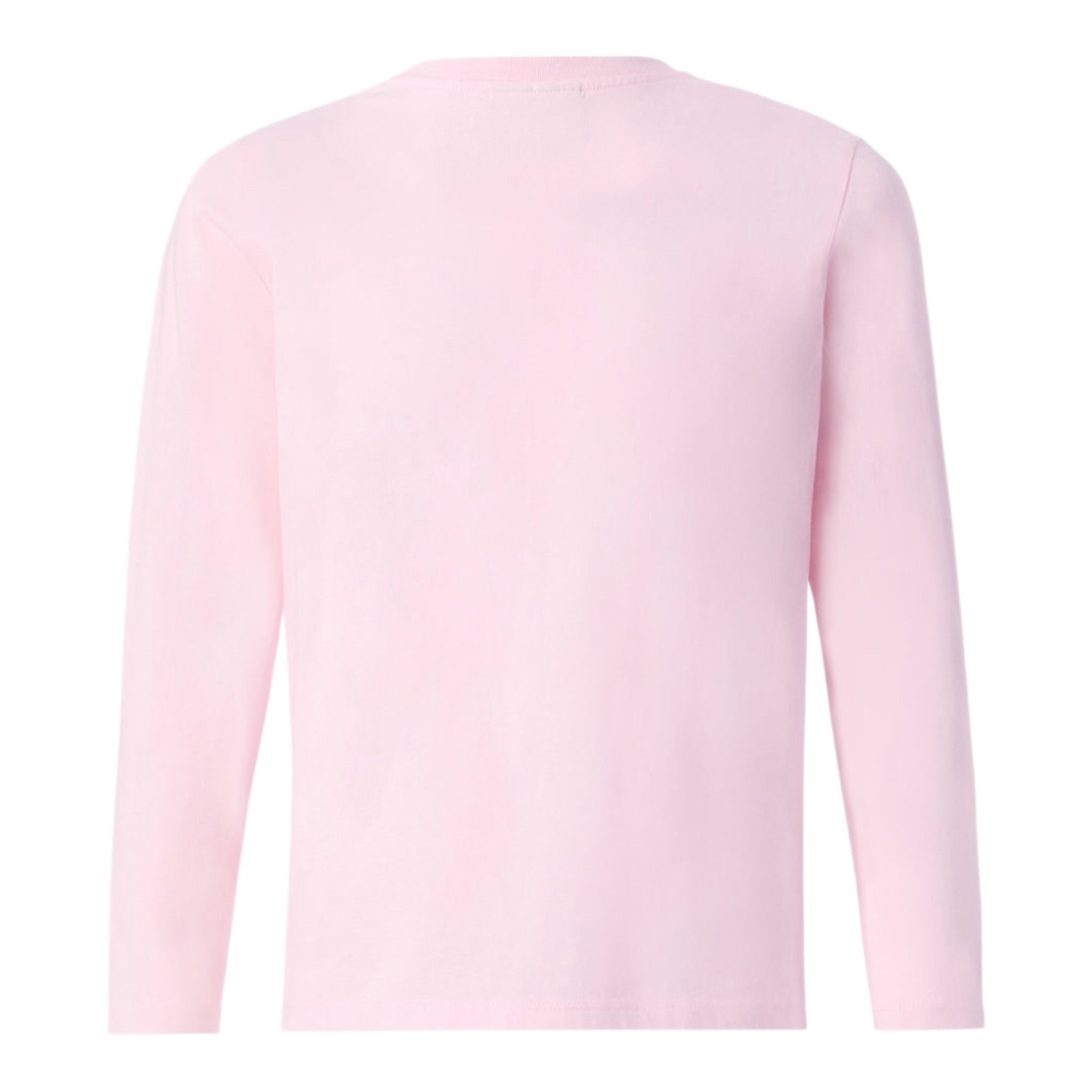 Saint Barth Shirt Girocollo tinta unita con Stampa Rosa per Bambina PENN00101278I ROSA SAINT BARTH 