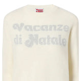 Saint Barth Maglia tinta unita con Stampa Panna per Bambina PRC000100433 PANNA SAINT BARTH 
