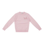 Saint Barth Maglia tinta unita con Stampa Rosa per Neonata PRC0016N ROSA SAINT BARTH 