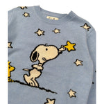 Saint Barth Maglia Girocollo con Stampa Azzurro per Bambino PRICESSPEANUTS AZZURRO SAINT BARTH 