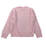 Saint Barth Maglia Girocollo tinta unita con Stampa Rosa per Bambina PRINCESSMINNIE ROSA SAINT BARTH 
