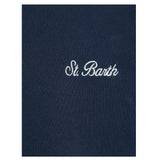 Saint Barth Felpa Chiusa Girocollo tinta unita Blu per Bambino SB61EMB BLU SAINT BARTH 