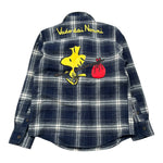 Saint Barth Camicia tinta unita con Fantasia Blu per Bambino SEEFLD BLU SAINT BARTH 