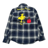 Saint Barth Camicia tinta unita con Fantasia Blu per Bambino SEEFLD BLU SAINT BARTH 