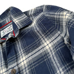 Saint Barth Camicia tinta unita con Fantasia Blu per Bambino SEEFLD BLU SAINT BARTH 